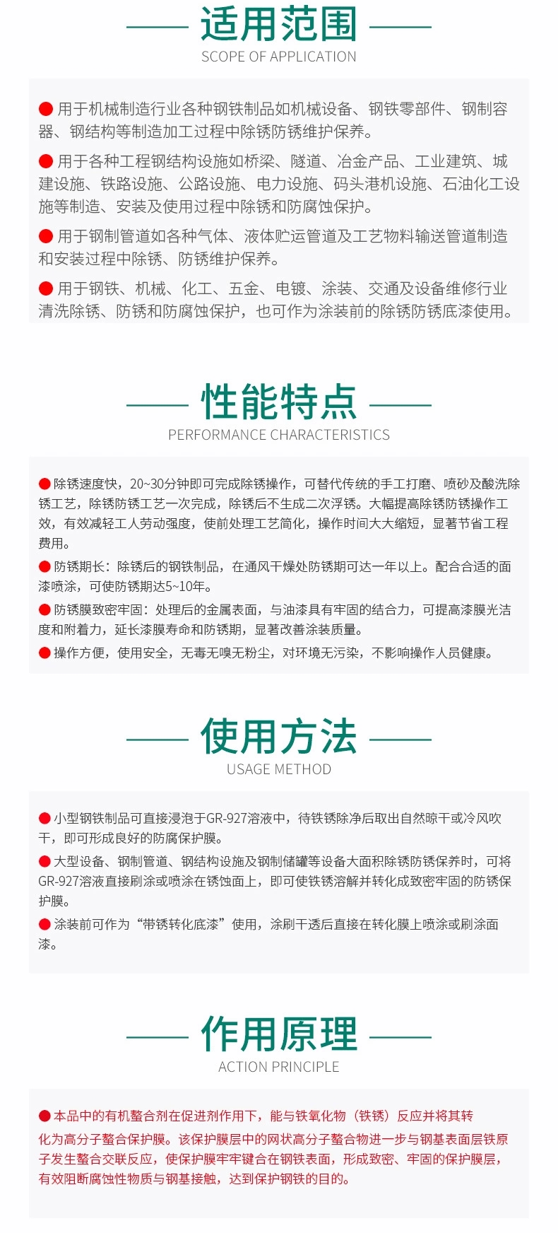 GR-927 鋼鐵除銹防銹劑 (圖5)